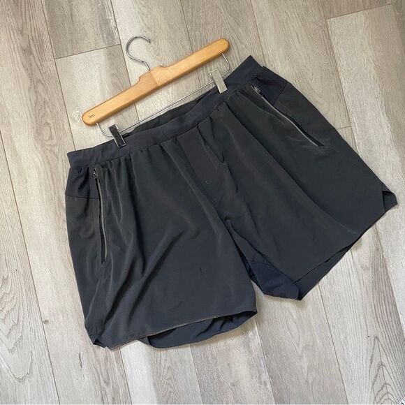 Lululemon Workout Shorts switch up 6" mens Black (xlarge) gym athleisure workout - Picture 1 of 6